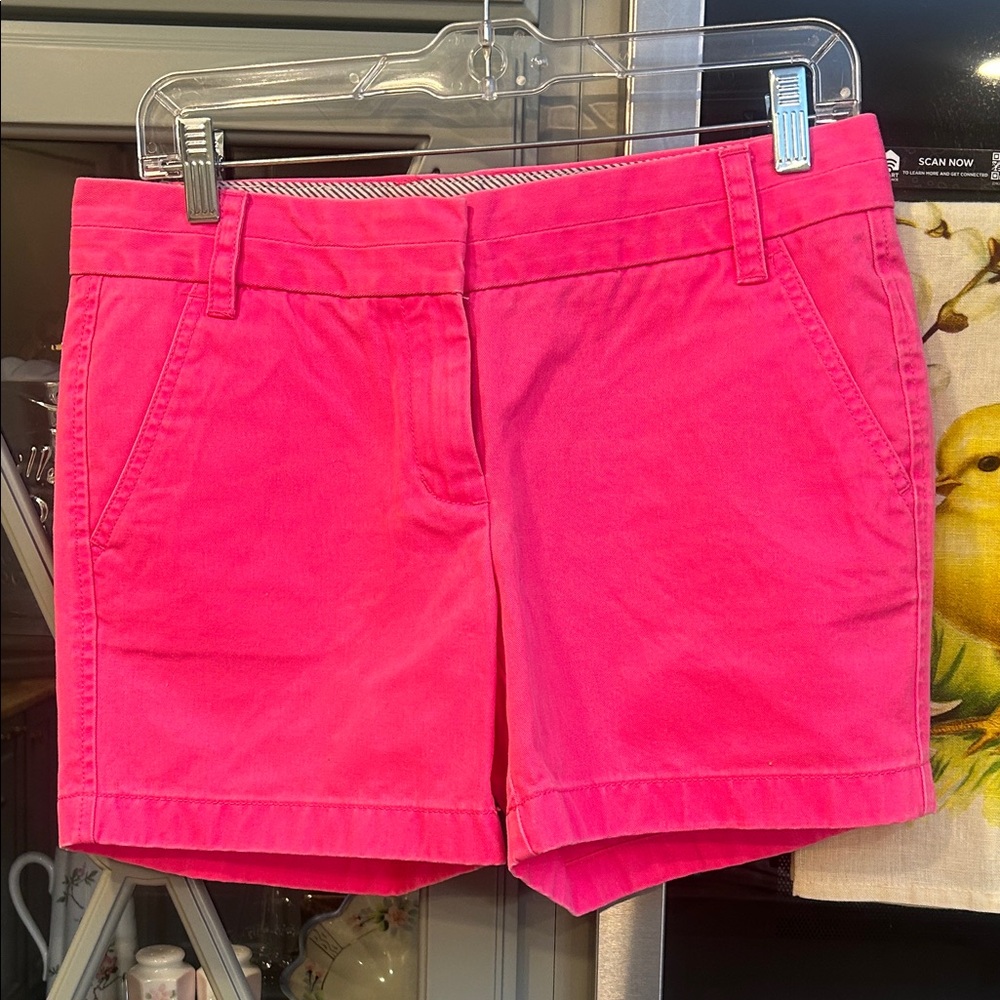 J. Crew Broken In Chinos Pink Women's Shorts 4